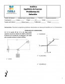 Estática Equilibrio de Fuerzas