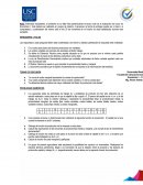 Las respuestas a cada pregunta deben estar sustentadas, sino tiene su debida sustentación la respuesta será invalidada.