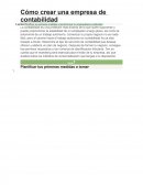 Cómo crear una empresa de contabilidad
