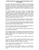 RESEÑA HISTÓRICA DE LE ESCUELA DE EDUCACIÓN BÁSICA ONCE DE NOVIEMBRE - ARENILLAS