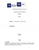 Administración de empresas. Banca Tarea 2