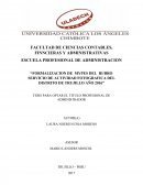 Formalizacion de mypes del rubro servicio de actividad fotografica