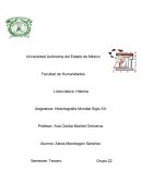 Historiografía Mundial Siglo XX