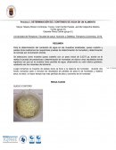 Práctica 2. DETERMINACIÓN DEL CONTENIDO DE AGUA EN UN ALIMENTO