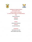 Administración Internacional Proyecto de Exportación
