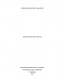 Pensamiento Lógico y Matemático OPERATIVIDAD ENTRE CONJUNTOS