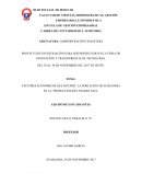 FACTORES ECONÒMICOS QUE INCURRE LA POBLACIÒN DE ECHEANDIA EN LA PRODUCCION DEL PÀJARO AZUL