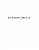 Socialización Educativa En este ensayo expondré las situaciones vividas en el grupo 3GV2 explicándolas en teoría y a manera de reflexión concluir el ensayo.