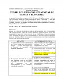 GUIA DE TRABAJO TEORIA DE LIDERAZGO SITUACIONAL DE HERSEY Y BLANCHARD
