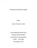 Propuesta de trabajo de grado