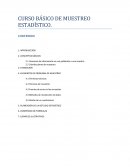 CURSO BÁSICO DE MUESTREO ESTADÍSTICO
