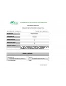 SECUENCIA DIDÁCTICA DIRECCIÓN DE MANTENIMIENTO INDUSTRIAL