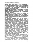 LA CRISIS DEL MUNDO CLÁSICO