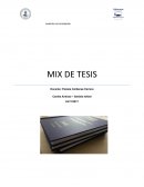 CARRERA DE ENFERMERÍA MIX DE TESIS