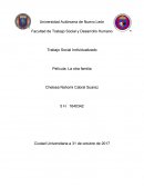 Trabajo Social Individualizado Película: La otra familia