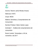 Actividad 1. Análisis del comportamiento del consumidor