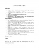 Laboratorio quimica Distinguir y clasificar los ácidos, bases o sustancias neutras según los distintos colores que marquen los diferentes tipos de indicadores