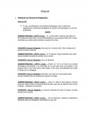 Utilización de Técnicas de Diagnostico