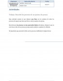 Describe los procesos de un quiosco de prensa Trabajo: Describe los procesos de un quiosco de prensa