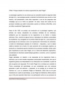 Ensayo basado en la teoría cognoscitiva de Jean Piaget