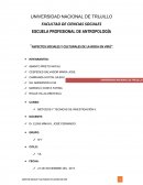 Boda “ASPECTOS SOCIALES Y CULTURALES DE LA BODA EN VIRÚ”