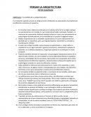 PENSAR LA ARQUITECTURA PETER ZUMTHOR CAPITULO 4: “EL CUERPO DE LA ARQUITECTURA”