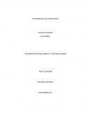 EPISTEMOLOGIA DE LA PSICOLOGIA TALLER DE ANALISIS