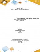 Inclusión social Paso 2 – Desarrollo Taller De Control De Lectura