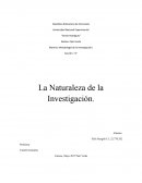 La Naturaleza de la Investigación