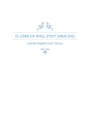 EL LOBO DE WALL STEET (ANALISIS)