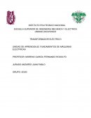 TRANSFORMADOR ELÉCTRICO. FUNDAMENTOS DE MÁQUINAS ELECTRICAS