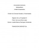 División de Ciencias Sociales y Humanidades Régimen De La Propiedad III