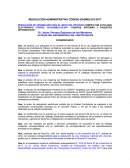 RESOLUCIÓN ADMINISTRATIVA CÓDIGO-GADMQ-218-2017