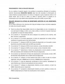 PROCEDIMIENTO PARA EL REAJUSTE REGULAR