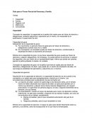 Guía para el Tercer Parcial de Personas y Familia