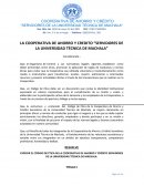 LA COOPERATIVA DE AHORRO Y CREDITO “SERVIDORES DE LA UNIVERSIDAD TÉCNICA DE MACHALA”
