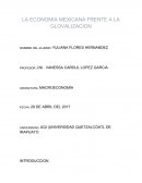 LA ECONOMIA MEXICANA FRENTE A LA GLOBALIZACION