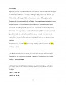 ARTICULOS DE LA CONSTITUCION NACIONAL RELACIONADOS CON LA ACTIVIDAD MINERA