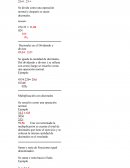 Fórmulas matemáticas. División con decimales