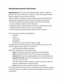 Administración General- Carlos García.