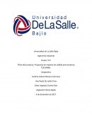 Título del proyecto: Propuesta de mejoras de calidad para empresa TOCUMBO