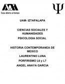 Resumen del Porfiriato