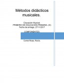 Métodos didácticos musicales