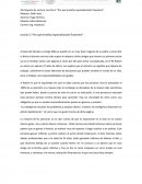 Por qué enseñar especialización financiera