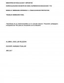 Justificación Pedagogica aplicacion TIC