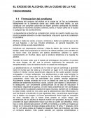 EL EXCESO DE ALCOHOL EN LA CIUDAD DE LA PAZ