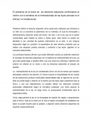 El problema de la teoría de los derechos adquiridos