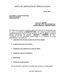 CARTA DE LIBERACIÓN DE SERVICIO SOCIAL