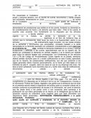 Auto admisión de la demanda