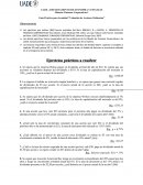 Valuacion de acciones. Ejercicios prácticos a resolver